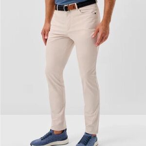 Men's Slim Fit Beige Jeans